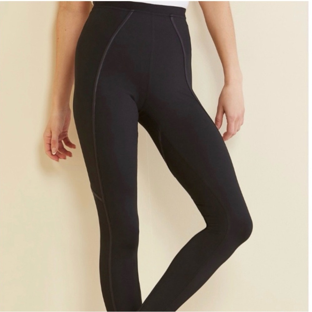 Good American Black High-Waist Sculpting Leggings